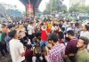 ২ নম্বর গেইটে ২ ঘণ্টা সড়ক অবরোধ, বিক্ষোভ এইচএসসি পরীক্ষার্থীদের