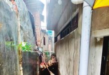 হিলভিউ আবাসিক এলাকায় মসজিদের সীমানা প্রাচীরে ধস, জানমালের ক্ষতির আশঙ্কা