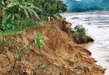 সাঙ্গুর ভাঙ্গনে বিলীন হচ্ছে বান্দরবানের শস্যভাণ্ডার গোয়ালিয়াখোলা