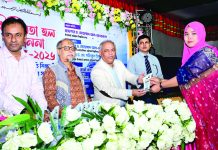 চবি প্রীতিলতা হলে সম্মাননা উৎসব