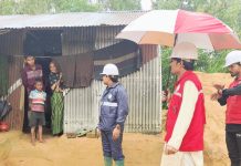 মাতামুহুরীতে প্রবল বেগে নামছে উজানের ঢলের পানি