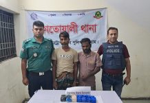 পিকআপ থামাতেই পালানোর চেষ্টা, তল্লাশিতে বেরিয়ে এলো ১২ হাজার ইয়াবা