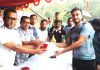 চন্দ্রঘোনায় প্রীতি ফুটবল ম্যাচ