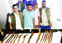 পটিয়ায় দুর্গম পাহাড়ে ৪টি বন্দুক ও বিপুল দেশীয় অস্ত্র উদ্ধার