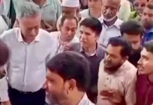 ৩৮নং ওয়ার্ড সল্টগোলা রেলক্রসিং স্ট্যান্ড রোড স্লুইস গেটের উদ্বোধন