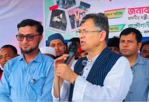 বন্যা পুনর্বাসনে আলহাজ্ব শামসুল হক ফাউন্ডেশনের ১০০ নতুন ঘর নির্মাণ কার্যক্রম উদ্বোধনে স্বরাষ্ট্রমন্ত্রী
