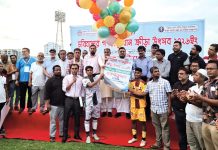 চব্বিশের গণঅভ্যুত্থান ক্রীড়া উৎসবে ফুটবল টুর্নামেন্টের উদ্বোধন
