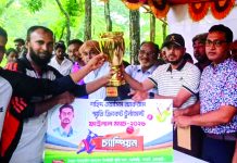 কাপ্তাইয়ে শহীদ ওয়াসিম আকরাম স্মৃতি ক্রিকেট টুর্নামেন্ট সম্পন্ন