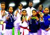 সাউথ এশিয়ান কারাতে প্রতিযোগিতায় কিক ফাইটারের পদক লাভ