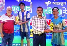 ফুটবল টাইগারপাস ও আইয়ুব বিবি স্কুলের জয়