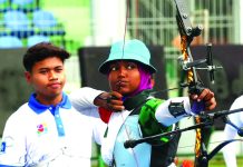 রিকার্ভ মিক্সড টিম ইভেন্টে বাংলাদেশের শিমুর স্বর্ণ জয়