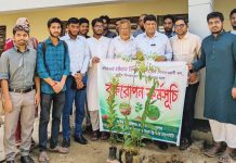 চবিতে চন্দ্রকলি ফাউন্ডেশনের বৃক্ষরোপণ