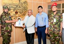 চবি উপাচার্যের সঙ্গে কর্ণফুলী রেজিমেন্ট কমান্ডারের সৌজন্য সাক্ষাৎ