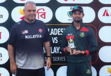 মালয়েশিয়ার বিপক্ষে দাপুটে জয় বাংলাদেশের