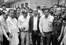 বন্যায় ক্ষতিগ্রস্ত সড়ক পরিদর্শনে স্থানীয় সরকার প্রকৌশল অধিদপ্তরের প্রতিনিধি দল