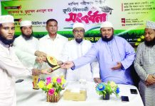 দারুল ইরফান মাদানী নিসাব মাদ্রাসায় দাখিলে উত্তীর্ণ শিক্ষার্থীদের সংবর্ধনা