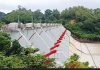 কাপ্তাই হ্রদে পানি বৃদ্ধি, ডুবল রাঙামাটির ঝুলন্ত সেতু
