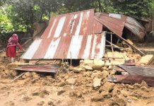 দীঘিনালায় ক্ষতিগ্রস্ত শতাধিক মাটির ঘর, ২৭৮ হেক্টর ফসল