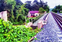 বছর পার হলেও খোলা ভাঙা রেলিং,রেললাইনে হাতি ফেরার শঙ্কা