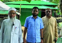 গন্ডামারায় বন্যাদুর্গত পরিবারের জন্য নতুন ঘর