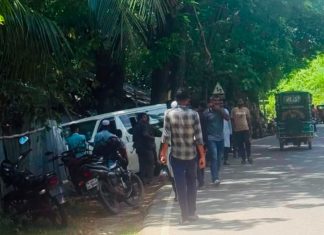 খাগড়াছড়িতে সড়কে মোটরসাইকেল চালক নিহত