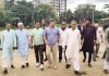 আমীর খসরু মাহমুদ চৌধুরী ফুটবল টুর্নামেন্টের মাঠ সংস্কার কাজ পরিদর্শন