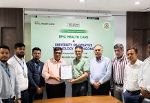ইউনিভার্সিটি অব ক্রিয়েটিভ টেকনোলজি চিটাগং ও এপিক হেলথ কেয়ার লিমিটেডের মধ্যে সমঝোতা স্মারক (MoU) স্বাক্ষর