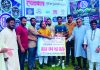 ভূজপুর গোল্ডকাপ ফুটবলের সেমিফাইনালে ৫নং ওয়ার্ড