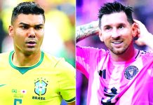 কাসেমিরোর চোখে মেসি ‘ফুটবল ঈশ্বর’