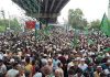 যে পথ দিয়ে যাবে জুলুস