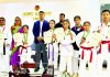 জেলা প্রশাসকের সাথে পদক বিজয়ী কারাতে খেলোয়াড়দের সৌজন্য সাক্ষাৎ