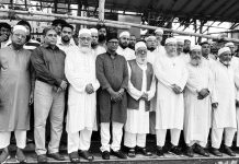 লংমার্চ পরবর্তী সমাবেশস্থল পরিদর্শনে ১১ দলীয় ঐক্যের নেতৃবৃন্দ