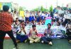 শিকলবাহায় ফুটওভার ব্রিজের দাবিতে শিক্ষার্থীদের মানববন্ধন