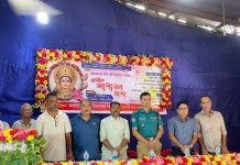 পূজার আগে নিরাপত্তা সভা, মাদকের বিরুদ্ধে জনতার সঙ্গে পুলিশ