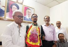 রিজভীর সঙ্গে চসিক মেয়র শাহাদাতের সৌজন্য সাক্ষাৎ