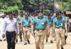 মনসুরাবাদ পুলিশ লাইন্স পরিদর্শনে সিএমপি কমিশনার