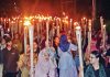 তৃতীয় দিনেও অচল চুয়েট, মশাল মিছিল