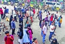 বাড়তি ভাড়া চান চালকরা, ৩ ও ৭ নং রুটে চলেনি হিউম্যান হলার, ভোগান্তিতে যাত্রীরা