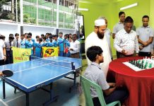 প্রেসিডেন্সি আন্তঃ হাউজ দাবা ও টেবিল টেনিস টুর্নামেন্টের উদ্বোধন