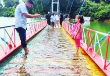 এক সপ্তাহের মধ্যে আবারও ডুবল ঝুলন্ত সেতু