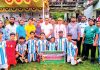 কাপ্তাইয়ে শাহজাহান স্মৃতি মিনিবার ফুটবল টুর্নামেন্টের উদ্বোধন