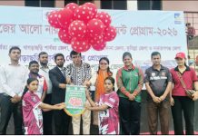 খাগড়াছড়িতে নারী হকি প্রশিক্ষণ শুরু