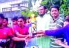 মিতিঙ্গাছড়ি এসডিজি ভিলেজে প্রীতি ফুটবল ম্যাচ
