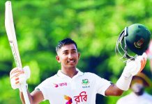 ওয়েস্ট ইন্ডিজের বিপক্ষে প্রস্তুতি ম্যাচে বিসিবি একাদশের ৩৭১