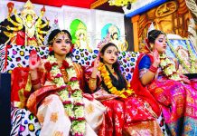 শারদীয় দুর্গোৎসবে আজ মহানবমী