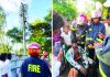 বউ-শাশুড়ির সঙ্গে ঝগড়া করে বিদ্যুতের খুঁটিতে যুবক