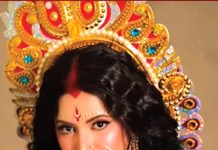 দেবীরূপে পরীমণি, দিলেন শুভ শক্তির জয়ের বার্তা