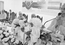 প্রবর্তক সংঘে নান্দনিক পূজামণ্ডপ উদ্বোধন