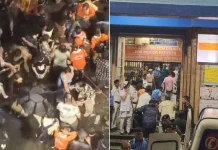 কলকাতায় দুর্গাপূজার মণ্ডপে পদদলিত হয়ে নিহত ১৮